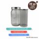 Zell Cold Brew Coffee, Iced Coffee and Iced Tea Maker Infuser | Durable Fine Mesh Stainless Steel Coffee Maker Filter | 32 Oz (1 Quart) - 1