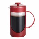 BonJour Coffee Unbreakable Plastic French Press, 3-Cup, Ami-Matin, Multicolor