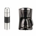 Brentwood Appliances TS-217 12-Cup Coffee Maker (Black) and CTS-500 16-Ounce Vacuum-Insulated Stainless Steel Coffee Thermos Bundle