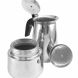 9 Cup Brew-fresh Stainless Steel Italian Style Espresso Coffee Maker for Use on Gas Electric and Ceramic Cooktops - 1
