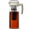 Komax Cold Brew Coffee Maker Large (2.liter 67oz.) Tritan Pitcher Bpa Free - Concentrated Hot or Iced Tea Beverages - Air Tight Seal, No Slip Silicone Grip, Fine Stainless Steel Mesh Infuser