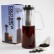 Cold Brew Coffee Maker - 1 Liter Iced Coffee Maker -Borosilicate Cold Brew Pitcher with Removable Laser Cut Stainless Steel Cold Brew Coffee Filter - 2