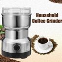 110V Electric Coffee Spice Beans Grinder Maker with Stainless Steel Blades for Grinding