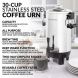 NOSTALGIA CU30SS 30 CUP COFFEE URN - 1