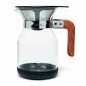 Primula Park Set with Permanent Reusable Removable Ultra Fine Micro Mesh Stainless Steel Filter, Coffee Dripper Pour Over Maker Brewer Pot, Borosilicate Glass, Easy to Use and Clean, 36 oz