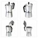 12-CupAluminumEspresso Percolator Coffee Stovetop Maker Mocha Pot for Use on Cooker Gas Electrothermal Furnace - 2