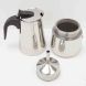 6 Cup Stainless Steel Espresso Maker, Silver - 2