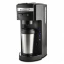 Brentwood Single Serve Coffee Maker, K-Cup Soft Pod Compatible, Black