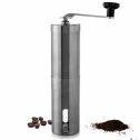 Biltek Stainless Steel Manual Coffee Grinder, Adjustable Conical Ceramic Burr Grinder for Precision Brewing Every Time - Perfect for Home, Office, or Travel