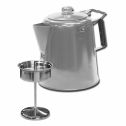 Stansport Stainless Steel Percolator Coffee Pot - 18 Cup