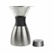 Asobu Insulated Pour Over Coffee Maker (32 oz.) Double-Wall Vacuum, Stainless-Steel Filter, Stays Hot Up to 12 Hours, in Silver - 1