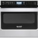 KB-6524PS 24 Built-in Microwave Drawer Oven with 1.2 cu. ft. Capacity  1000 Cooking Watts  11 Power Levels  Sensor Cook/Reheat Settings and Angled Digital Touch Controls in Stainless Steel - 0