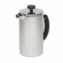 Primula Lexington French Press Coffee Tea Maker Insulated Stainless Steel Double Wall Vacuum Sealed, Filtration with No Grounds, 8 Cup, Polished