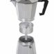 Aluminum 3 Cup Stovetop Espresso Maker - Polished - 1