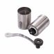 Stainless Steel Ceramic Burr Manual Coffee Grinder Portable Hand Crank Bean Mill - 1