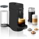 De'Longhi Nespresso VertuoPlus Coffee & Espresso Single-Serve Machine in Black Matte and Aeroccino Milk Frother in Black - 1