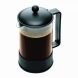 Bodum Brazil 1-1/2-Liter French Press Coffee Maker, 12-Cup, Black - 0