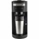 Brentwood TS-114 K-Cup Single Serve Coffee Maker with Travel Mug, Black - 1