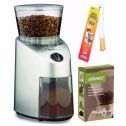 Capresso 560.04 Infinity Conical Burr Grinder with Grinder Cleaner and Brush