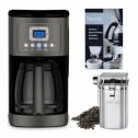 Cuisinart DCC-3200BKS 14 Cup Programmable Coffee Maker and Canister Bundle