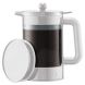 Bean Cold Brew Press and Iced Coffee Maker, 51 oz., White - 0