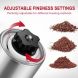 Manual Coffee Grinder , Hand Coffee Bean Grinder - Conical Burr Mill - Perfect for Aeropress, Turkish Beans, Espresso, French Press â€“ Suitable for Travel, Camping, Backpacking(2 Pack) - 3