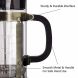 Professional Grade 34 oz French Press Coffee Maker & Premium Milk Frother With Stainless Steel Stand - 1