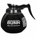 BUNN 12 Cup Commercial Glass Decanter with Black Handle (3 pack)