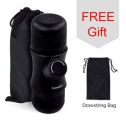 KitchenPRO Mini Portable Handheld Espresso Coffee Maker with Carrying Bag-Portable for Home,Office,Travel,Outdoor,BLACK
