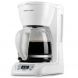 BLACK+DECKER 12-Cup Programmable Coffeemaker with Glass Carafe, White, DLX1050W - 0