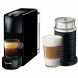 Breville Nespresso Essenza Mini Single-Serve Machine in Piano Black and Aeroccino Milk Frother in Black - 0