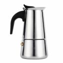 Ashata Stainless Steel Percolator Moka Pot Espresso Coffee Maker Stove Home Office Use (200ml), Coffee Maker Stove,Percolator Moka Pot
