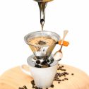 PJ Warehouse Stainless Steel Pour Over Coffee Dripper For Car Camping Home Save On Coffee Filters