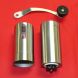 Stainless Steel Ceramic Burr Manual Coffee Grinder Portable Hand Crank Bean Mill - 0