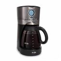 mr. coffee 12-cup black stainless coffee maker