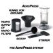 aeropress coffee and espresso maker with bonus 350 micro filters - 0