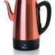 Euro Cuisine PER12 Stainless Steel Electric Percolator - 12 Cups - Copper Finish - 1