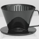 HIC Coffee Filter Cone, Black, Number 1-Size, Brews 1 to 2-Cups
