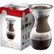 Osaka Pour Over Coffee Maker with Reusable Stainless Steel Drip Filter, 37 oz (7-Cup) Glass Carafe and Lid 'Senso-JI', Brown - 0