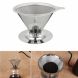 Stainless Steel Pour Over Coffee Dripper Double Layer Mesh Filter Cup Stand - 2