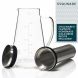 Airtight Cold Brew Iced Coffee Maker and Tea Infuser with Spout - 1.0L Ovalware RJ3 Brewing Glass Carafe with Removable Stainless Steel Filter - 3