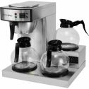 Coffee Pro 3-Burner Commercial Coffee Brewer, Silver