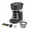 Mr. Coffee 12 Cup Programmable Coffee Maker with Dishwashable Design | Advanced Water Filtration | Black/Chrome