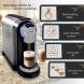 NutriChef PKNESPRESO70 - Espresso Machine & Milk Frother - Automatic Capsule Espresso Maker with Hot & Cold Milk Frother - 1