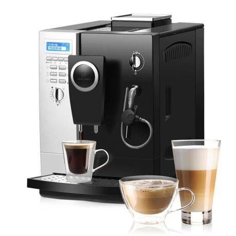 Costway Super-Automatic Espresso Machine Cappuccino Latte Maker 19 Bar ...