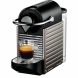 Breville Nespresso Pixie Single-Serve Espresso Machine in Electric Titanium and Aeroccino Milk Frother in Black - 1