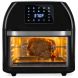 Best Choice Products 16.9Qt 1800W 10-In-1 Family Size Air Fryer Countertop Oven, Rotisserie, Toaster, Dehydrator - Black - 0