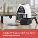 BLACK+DECKER Purifry 2-Liter Air Fryer, White, HF100WD - 3
