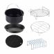 GoWISE USA 6-piece Air Fryer Accessory Set - Fits 2.75-Quart - 3.7-Quart GoWISE USA Air Fryers - 0