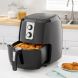 La Gourmet 5.5 Liter Manual Air Fryer, Black - 1